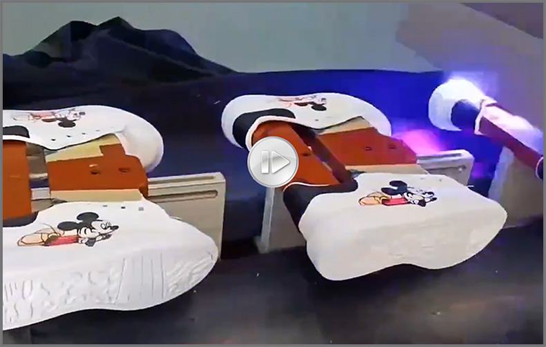 鞋子打印圖案，LR-2513高落差鞋子打印機